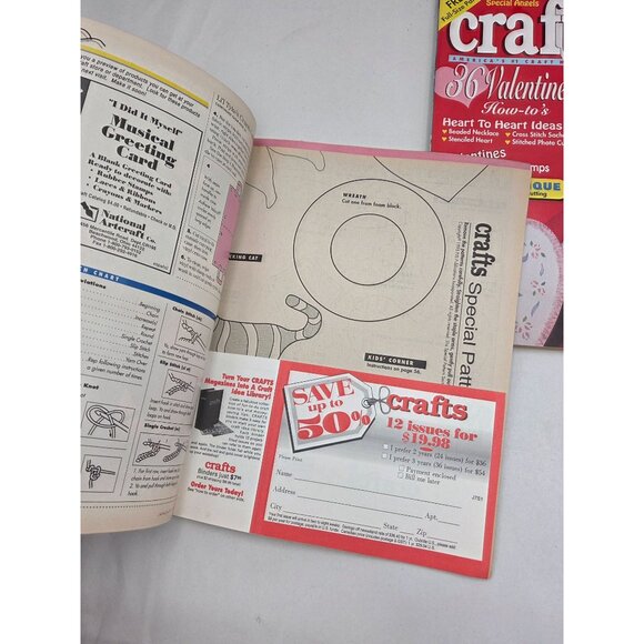 Crafts Magazine Collection Lot Of 12 Issues Full-Size Patterns & Projects 1995 - Picture 4 of 9